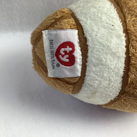 Ty Beanie Baby Pluffie Baby Toy - Football - New - Without Hang Tag - Picture 3 of 4